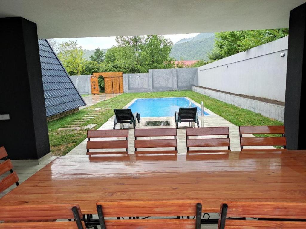 Qafqaz Wood Chalet ガバラ エクステリア 写真