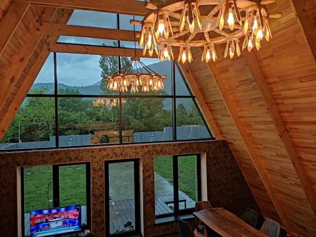 Qafqaz Wood Chalet ガバラ エクステリア 写真